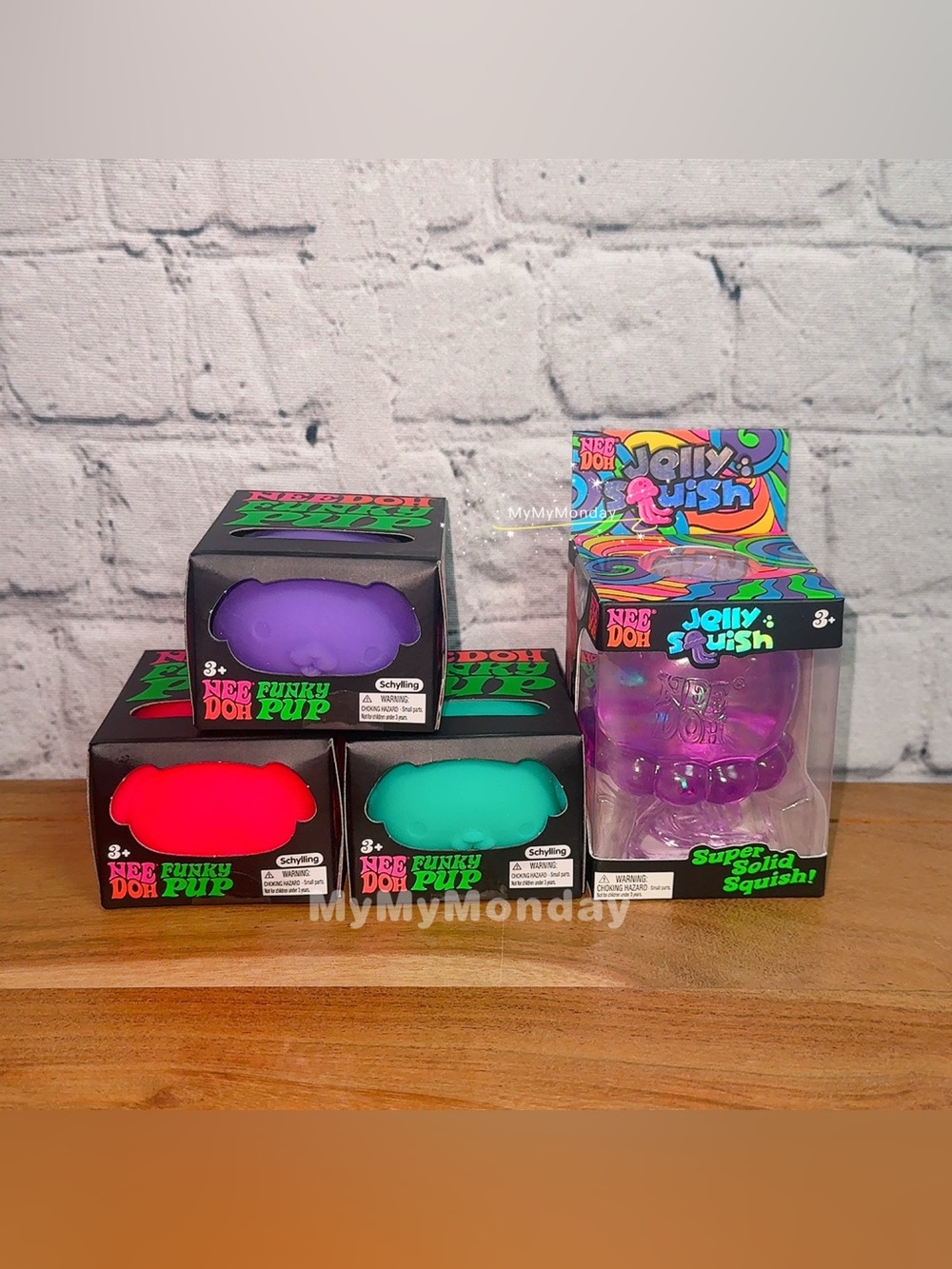 NeeDoh Funky Pup and Jelly Squish Bundle